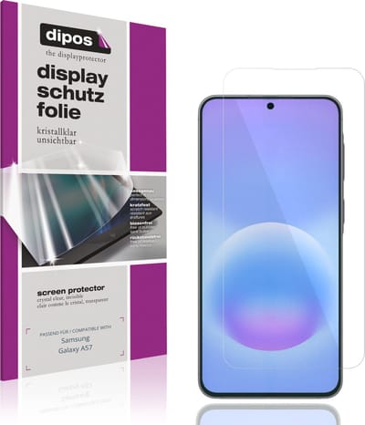 dipos – 4x Beschermfolie geschikt voor Samsung Galaxy A57 | Krasbestendige & heldere Screenprotector Ultra-Thin