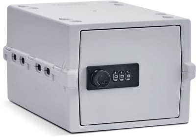 Lockabox Mini™ Opbergbox met Cijferslot – Afsluitbare Medicijnkast – Polycarbonaat Kluis – Koelkast en Diepvries Proof – 3 Liter – 22,3 x 15,4 x 12 cm