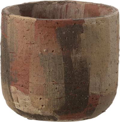 J-Line bloempot Miltos - keramiek - mix - small - Ø 15 cm