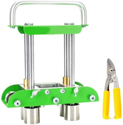 Dailygoods- Randrollerbuiger Duurzaam Snelstaal - Schaar - Aluminiumlegering - Metaalbewerkingsgereedschap - Dakbedekking - Ergonomische Handgreep - Metalen Buiggereedschap