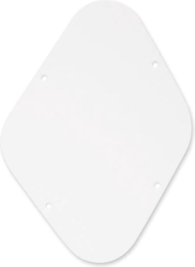 Boston P-102-W back plate, potmeters cavity, 1 ply, LP-model, white