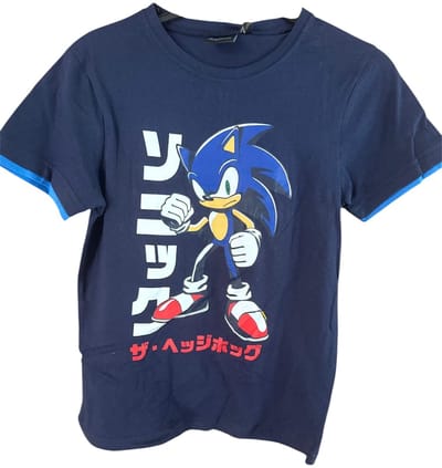 Sonic The Hedgehod Pyjama Set Navy Maat 98