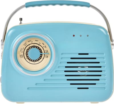 Draagbare Radio - Traditioneel Ontwerp Voor Eenvoudige Bediening - Ideaal Voor Kamperen Of Gebieden Zonder Stroomvoorziening