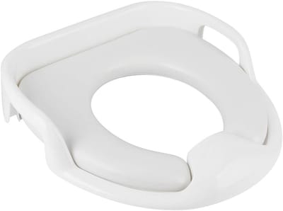 Zachte Toilet voor Potty Training voor Jongens en Meisjes met Antislip Handvat in Wit - Ideaal voor Zindelijkheidstraining en Comfortabel Gebruik
