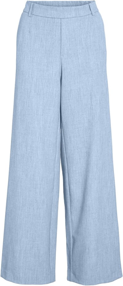 Vila Broek Vivarone Hw Wide Pant - Noos 14087407 Nantucket Breeze/melange Dames Maat - W36