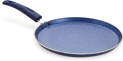 Platte Koekenpan - Inductie Tawa - Lekkere Pannenkoeken Maken - Gelijkmatige Warmte - 26 cm - Zilver