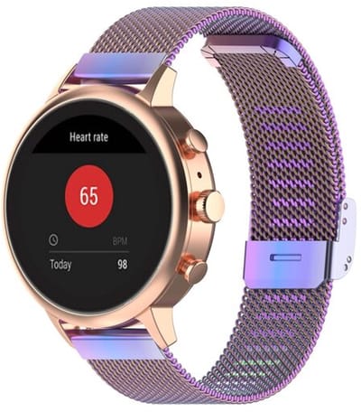 By Qubix - Geschikt voor Garmin bandje - 18mm - Geschikt voor Garmin Venu 4 - 41mm - Milanese bandje met klemsluiting - Multicolor