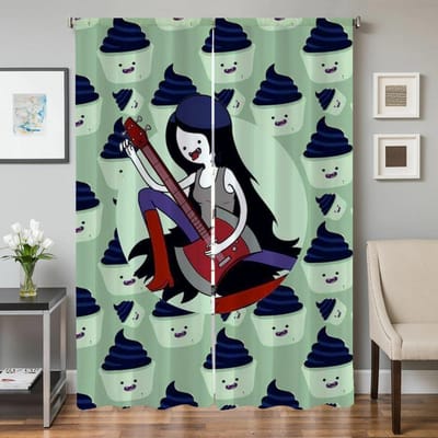 Raam Keukengordijnen voor Woonkamer 2 Stuks Verduisterende Gordijnen Deurgordijn A-adventure Time Scheidingswand Slaapkamer Decoratie W50xH70cmx2pcs-CL gray