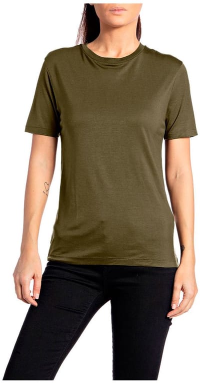 Replay W3510m.000.23396p T-shirt Met Korte Mouwen Groen XL Vrouw