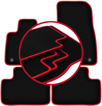 CARLUX-RED automatten voor: Volvo XC40 Elektrische crossover (2020-)