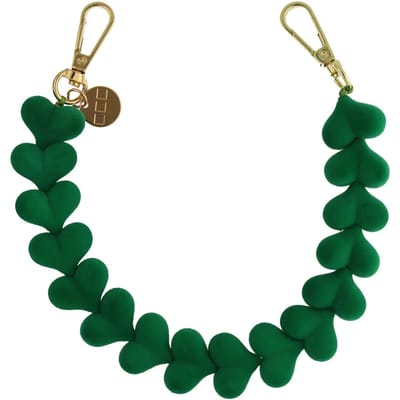 123watches Telefoonkoord Fluwee - groen - goud - Geschikt voor iPhone en andere smartphones