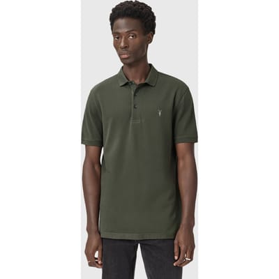 AllSaints Reform Ss Polo 2 Pac Green/duffel Green Taglia: S | Polo Outlet | Uomo | Verde