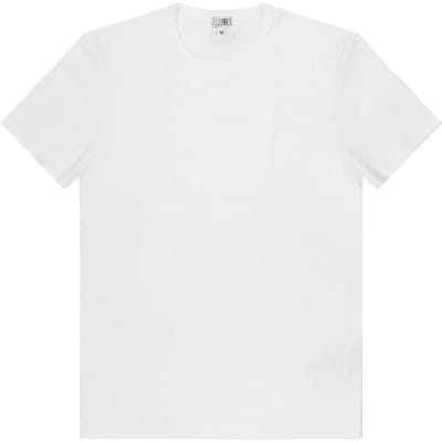 Maison Margiela Heren Mm6 Nummering Logo Patch Korte Mouw Ondergoed MJM200020 101 (L)