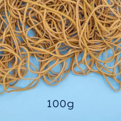 Elastische Banden van 100% Natuurlijk Rubber - Duurzaam en Herbruikbaar voor Kantoor en Thuis