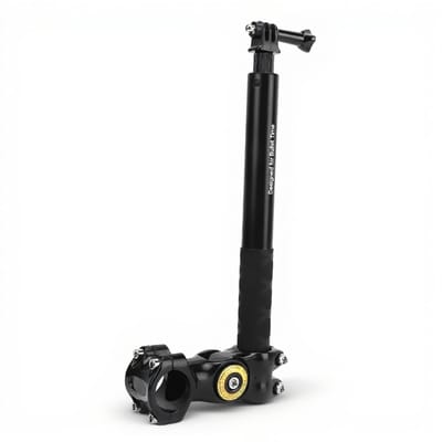 Allecto - Cameraklem Houder - Draaibaar - Voor One Action Camera - Stuur Montage - Geschikt voor Fietsen en Motoren - Model CUIFATIp4f3hvub1i