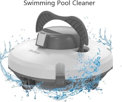 Aafinity Zwembad Stofzuiger - Robot - Zwembadstofzuiger - Krachtige Stofzuiger voor Spa en Zwembad - Draadloos - Wit
