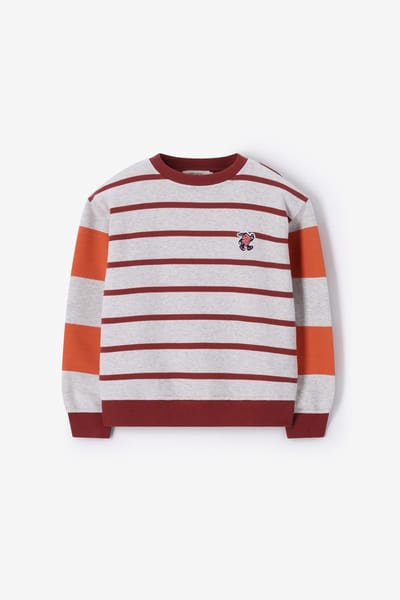 Sissy-Boy - Grijze sweater met strepen