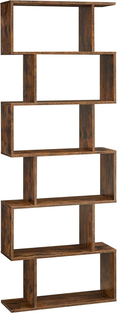 Soph&Tess - Boekenkast Vintage - Kast Voor Boeken - Opbergkast - Rechthoekige Vakken - 70 cm - Vintage hout