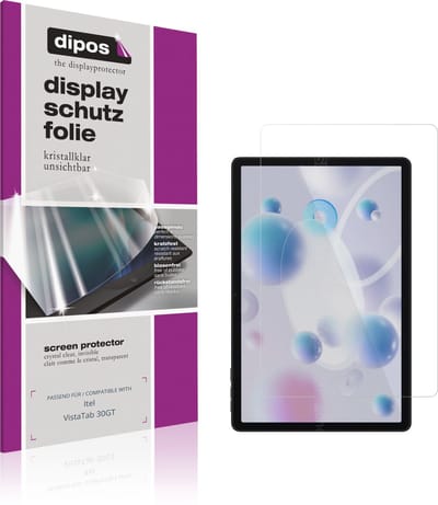 dipos – 2x Beschermfolie geschikt voor Itel VistaTab 30GT | Krasbestendige & heldere Screenprotector Ultra-Thin