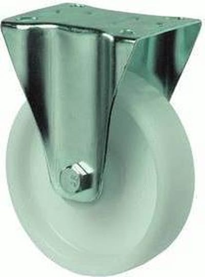 Bokwiel 190mm kunststof totale hoogte 190mm