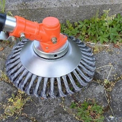 Onkruidborstel voor bosmaaier-15,24 cm-6 inch staalborstel Nieuw-Universele Onkruidborstel Onkruidverwijderaar-Voegenborstel-Grastrimmer