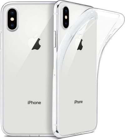 Geschikt voor Luxe Back cover voor Apple iPhone X - iPhone XS - Transparant - Siliconen - TPU Hoesje