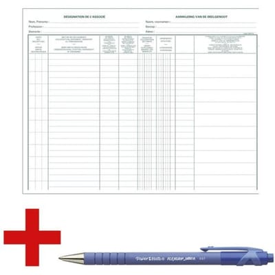 Aandeelhoudersregister »9400X« incl. balpen »Flexgrip Ultra«