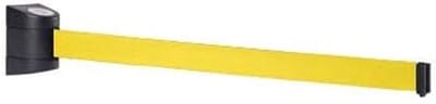 Afsluitband Wandhouder - Afbakening Systeem - Veilige zones creëren - Automatisch oprollen - 10 meter - Geel