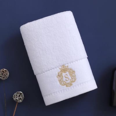 1510 Stuks Badkamer Katoenen Handdoek 35X75Cm 70X140Cm Hand Gezicht Bad Handdoek Zacht Cadeau Absorberend Sport Absorberende Handdoek Blauw Wit 35x75cm 1pcs