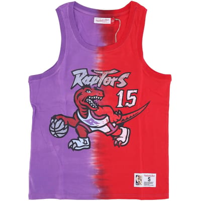 NBA Verticale Tie Dye-tanktop Hardwood Classics nr. 15 Vince Carter Torrap voor heren