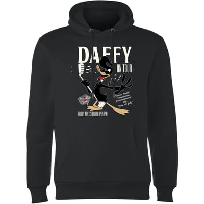 Looney Tunes Daffy Concert Hoodie - Zwart - S