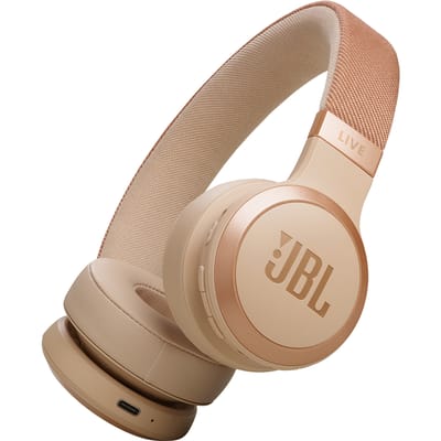 JBL Live 670NC - Draadloze Noise Cancelling Koptelefoon - Bluetooth - On ear - 65 uur batterij - Adaptive ANC - Zand