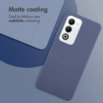 imoshion Hoesje - Geschikt voor Oppo A5 5G - Color Backcover - Donkerblauw