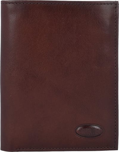 Bric's Monte Rosa Portemonnee RFID Leer 9,5 cm - Jongens - Staand formaat - braun