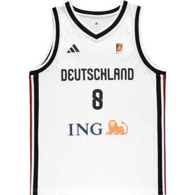 Adidas Dbb Duitsland N. Sabally 8 Shirt Home 2026 Wit