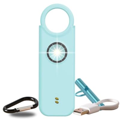 Persoonlijk Alarm en Fluitset voor Zelfverdediging met 135 DB Sirene en USB-C Opladen