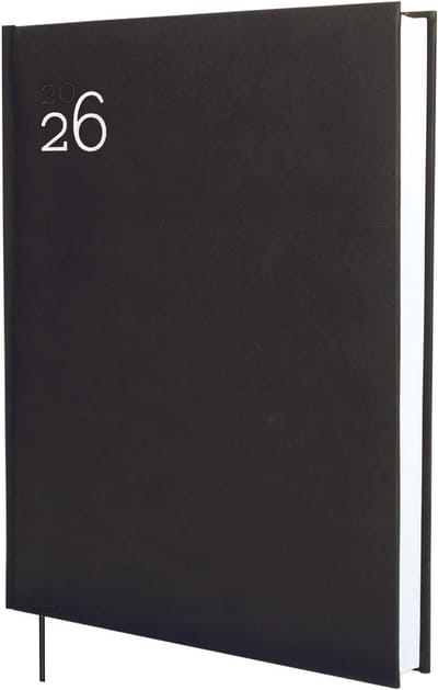 Agenda 2026 Dagplanner - Hardcover Jaarplanner Januari t/m December - Gelinieerd Formaat
