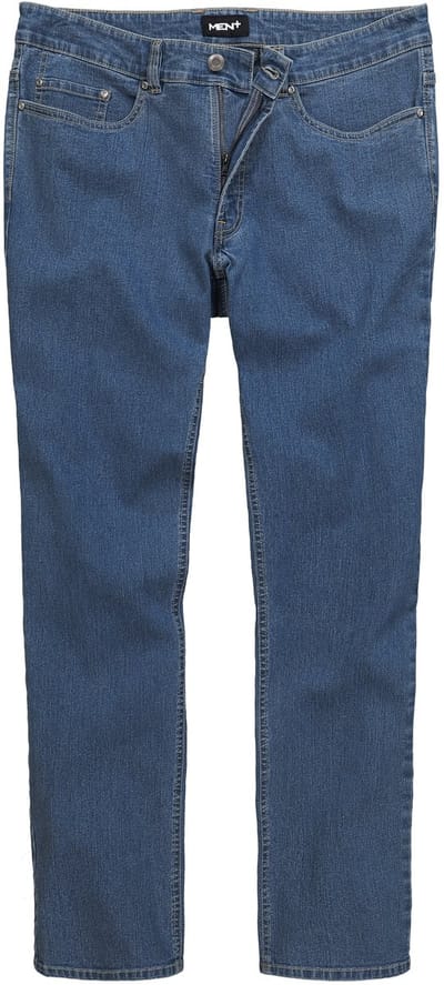 Men Plus - Heren - Jeans Buikfit denim Regular Fit 5-pocket gekleurde denim - Medium stone - Maat 70