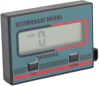 Digitale Inductie Tachometer - Toerenteller Kettingzaag - Motoronderhoud - Energiebesparend Ontwerp - 100-30.000 RPM - Zwart