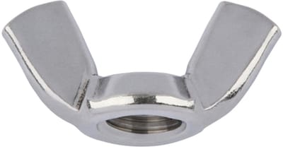 Wurth - DIN 314 vergelijkbaar RVS A4 blank - Vleugelmoer, afgeplat (Amerikaanse vorm) Roestvast staal A4, blank - x 20 st