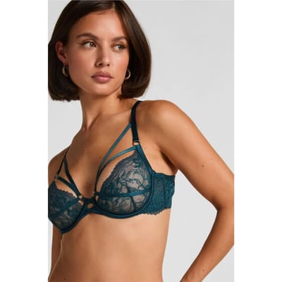 Hunkemöller Niet-voorgevormde beugel bh Amel Blauw