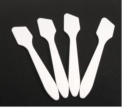 FSW-Products Cosmetische Spatels - 10 Stuks - Herbruikbaar - Wit - Crèmespatels voor Make-up, Gezichtsmaskers en Huidverzorging