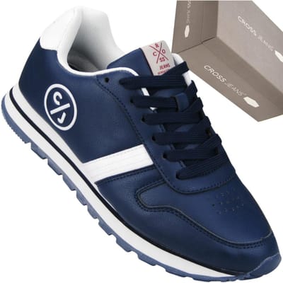 Chaussures Cross Jeans JJ2R4022C Baskets Bleues Marine pour Femmes, Mode et Confortables gray
