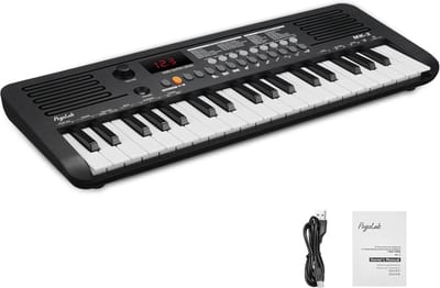 Mini Keyboard Piano voor Kinderen met 37 Toetsen - Elektronisch Kindertoetsenbord met 40 Liedjes, 200 Geluiden en MIDI-Functie