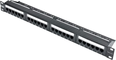 Patch Panel - Netwerk Paneel - Netwerk Organisatie - Inclusief Kabelmanagement - 24 Poorten