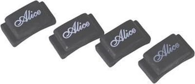 Gitaar plectrum houders - Rubber - 4 stuks in blisterverpakking
