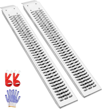 Set van 2 Oprijplaten van Staal voor Aanhangers en Motoren (Totaal 440 kg)