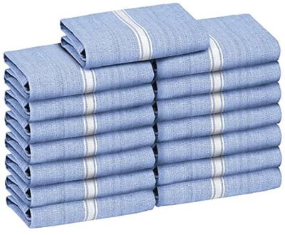 Klassieke Theedoeken Set - 15 stuks - 100% Katoen - Super Absorberend en Machinewasbaar - Herbruikbare Keukenhanddoeken