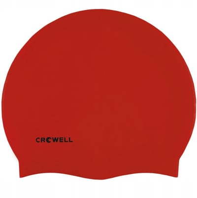 Crowell Mono Breeze Siliconen Zwemmuts - Rood