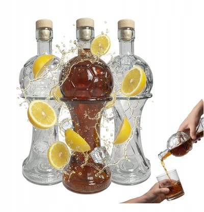 Bimberek Piłka Legend - Glazen Karaf - 500 ml - Uniek Ontwerp - Sportief Design